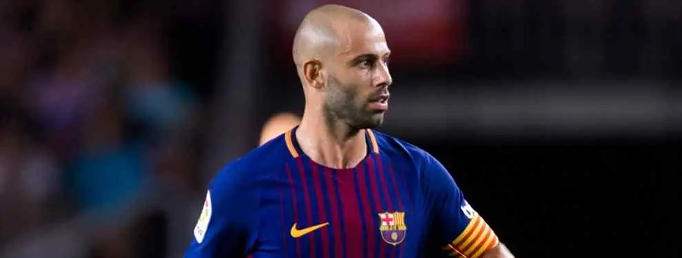 El tapado que se ofrece al Barça para cubrir la fuga de Javier Mascherano
