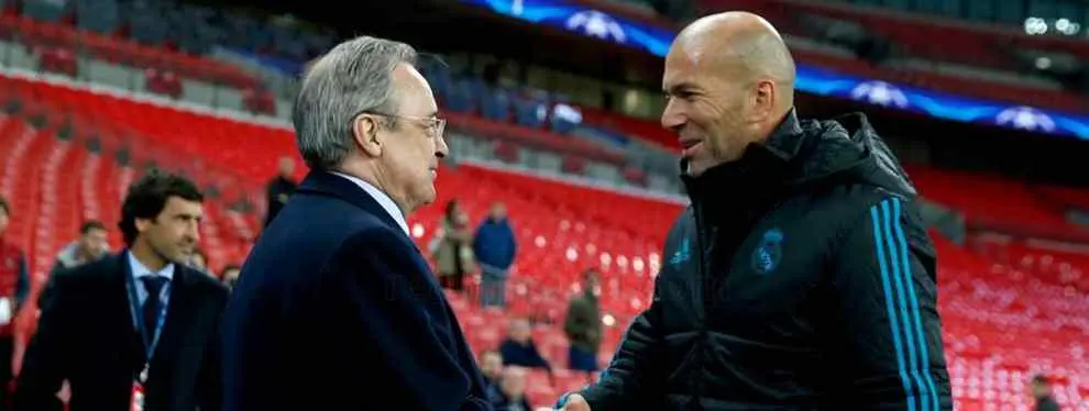 Zidane le pide a Florentino Pérez que le saque de encima a un jugador del Real Madrid