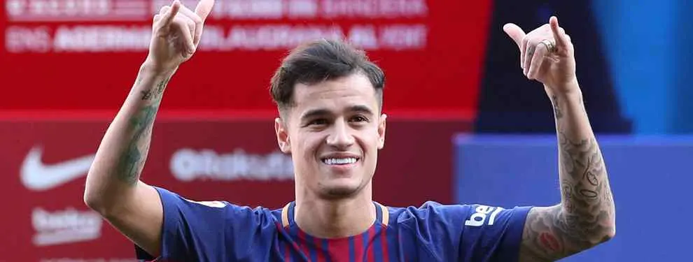 Coutinho recibe una llamada del vestuario del Real Madrid (y se monta el lío)