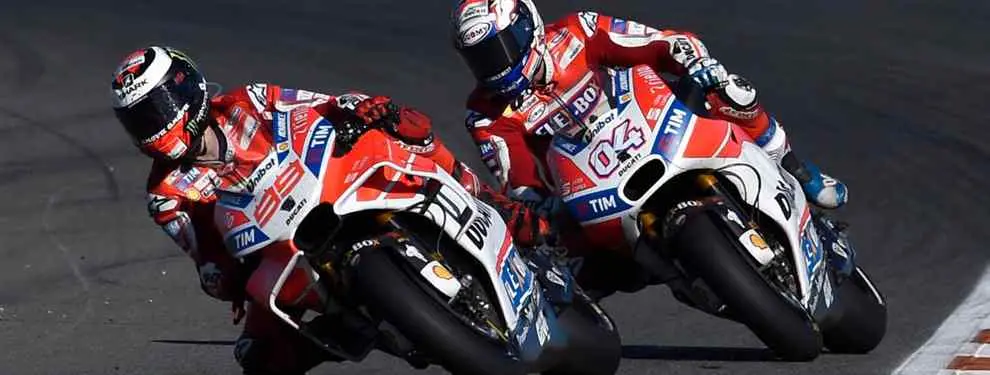Ducati manda un recadito que le cambia la cara a Jorge Lorenzo en su batalla con Dovizioso