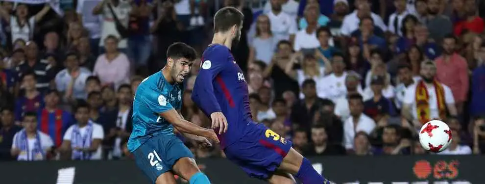 Piqué suelta el bombazo: el equipo que convence a Marco Asensio para dejar el Real Madrid