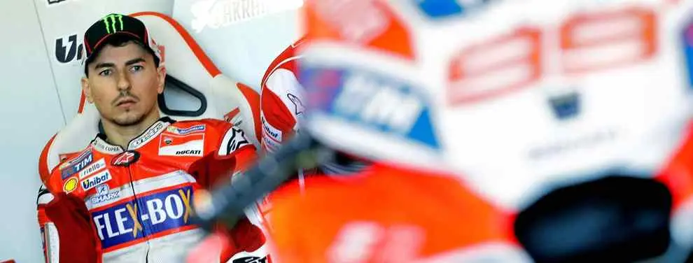 ¡Muy feo! La que tiene montada Jorge Lorenzo en Ducati