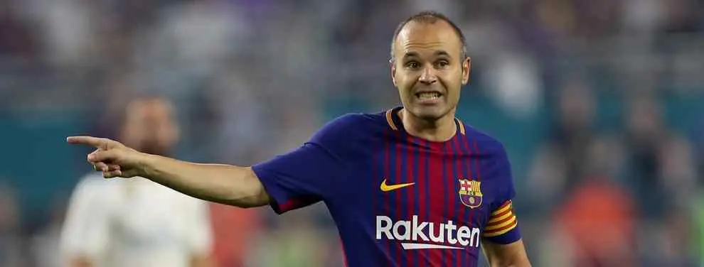 Iniesta pide para el Barça el fichaje de un jugador que está en la agenda del Real Madrid