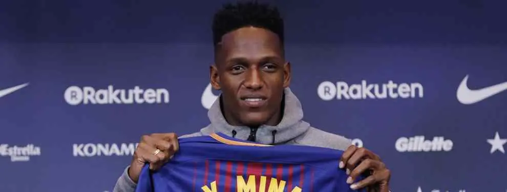 Valverde le comunica a Yerry Mina la fecha de su debut como titular con el Barça