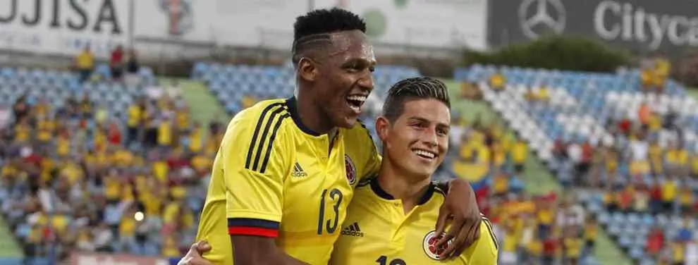 James Rodríguez hace llegar un secreto sobre Yerry Mina al vestuario del Real Madrid