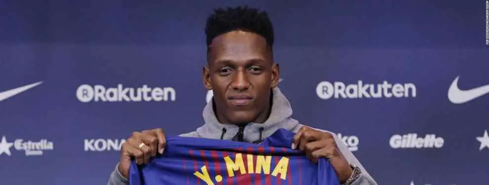 Yerry Mina se entera del último fichaje que pide Messi al Barça