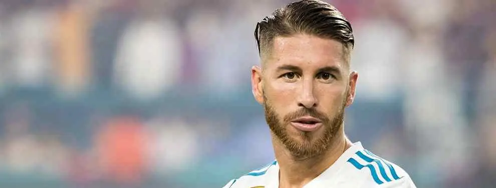 Sergio Ramos le pasa el nombre de un jugador del Atlético a Florentino Pérez (y no es Griezmann)