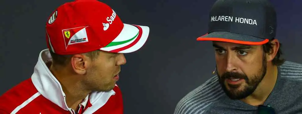 Vettel filtra el engaño de Fernando Alonso con McLaren-Renault