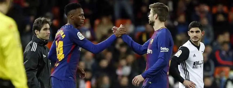 El Top Secret de Yerry Mina: la conversación con Ernesto Valverde en el Barça
