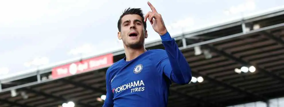 Álvaro Morata calienta el Chelsea-Barça con un mensaje al vestuario del Real Madrid