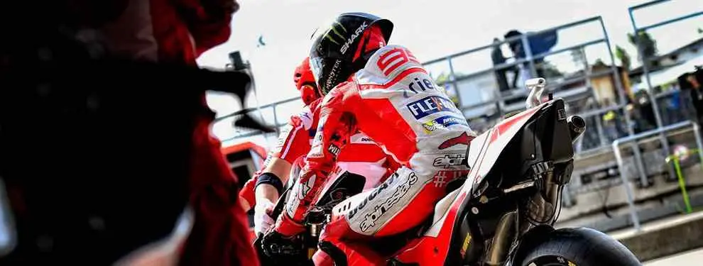 ¡Jorge Lorenzo tiene un pie fuera de MotoGP! Ojo al lío que hay en Ducati
