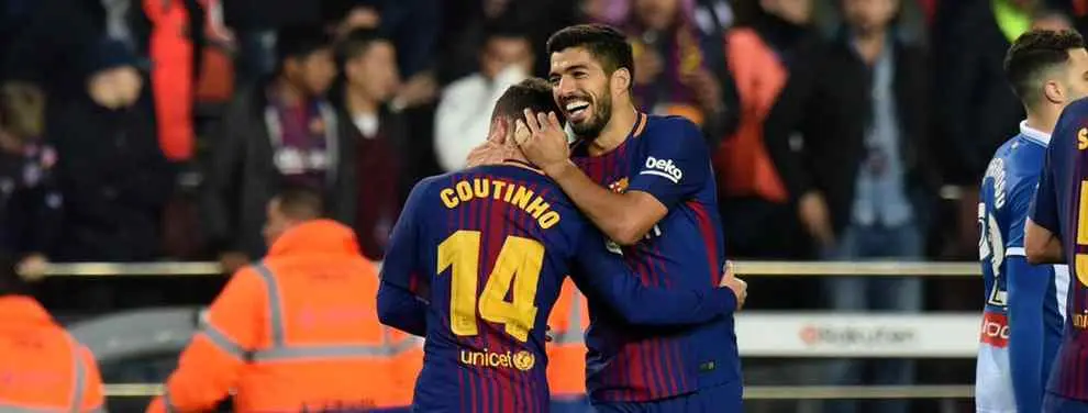 Coutinho cuenta la oferta que tiene Luis Suárez para dejar el Barça este verano (¡Sorpresa!)