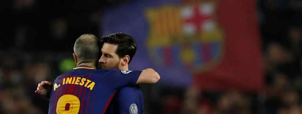 La marcha de Iniesta adelanta un fichaje del Barça (y mete a Yerry Mina en un lío)