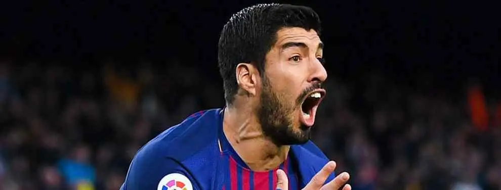 Luis Suárez filtra la jugada a tres bandas que saca a un internacional del Barça