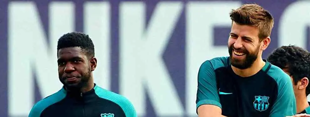 Piqué advierte: la oferta sorpresa que saca a Umtiti del Barça (¡pagan la cláusula!)