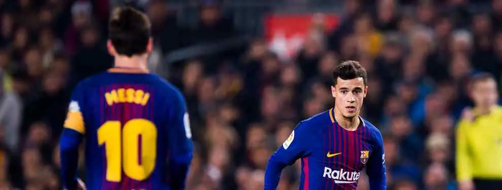 Coutinho le cuenta a Messi el nombre del primer galáctico del Madrid (y Cristiano Ronaldo da el OK)