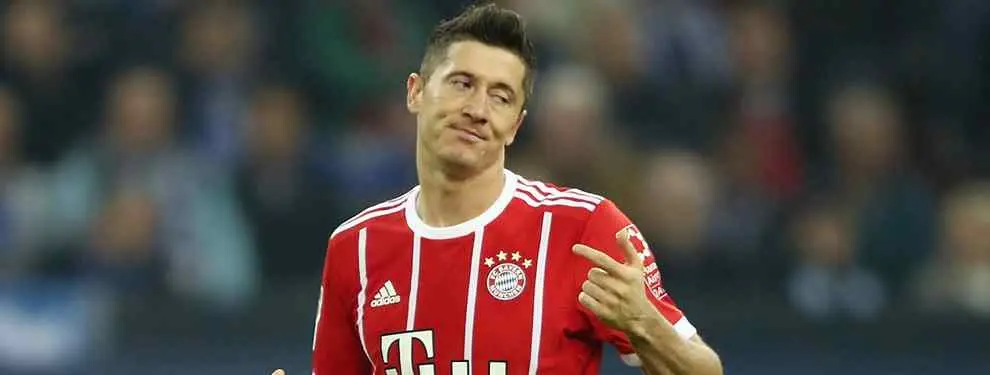 Jaque mate a Lewandowski: la llamada que le cambia la cara al crack del Bayern