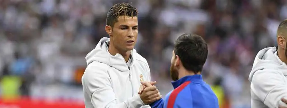 Messi desata un ataque de celos de Cristiano Ronaldo con un jugador del Real Madrid