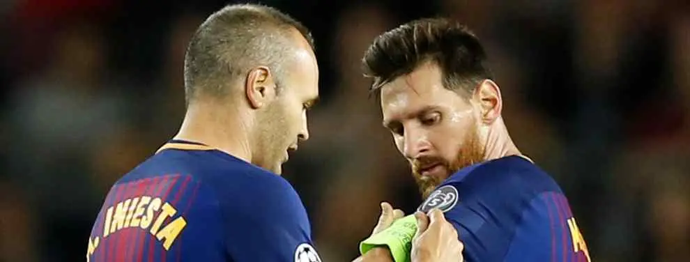Iniesta le dice a Messi quién será su sustituto en el Barça la próxima temporada (y no es Coutinho)