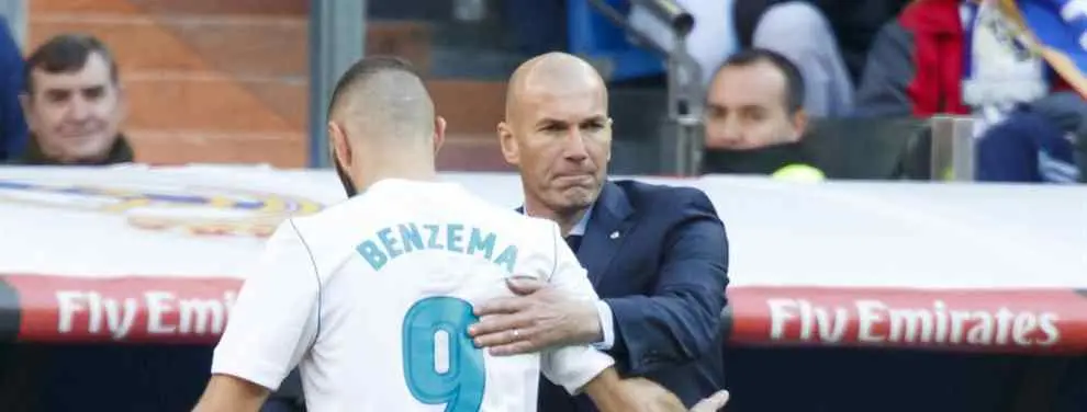 El plan B de Zidane para reemplazar a Benzema: el delantero sorpresa que quiere en el Real Madrid