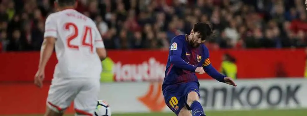 Lo quiere fuera: Messi echa a un jugador del Barça al final del Sevilla-Barça