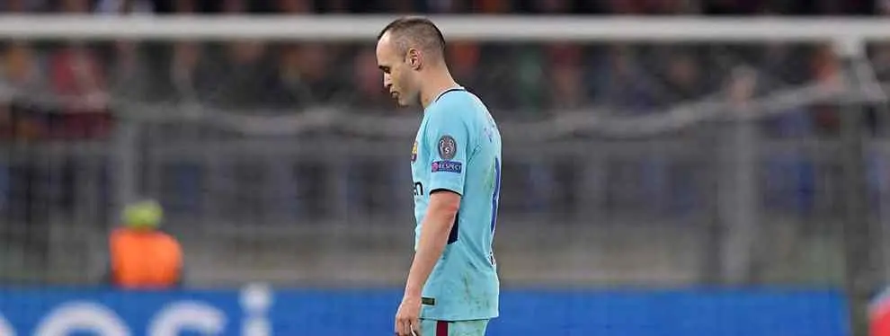 Iniesta estalla en Roma: la bronca que el Barça tapa (y es con un pez muy gordo)
