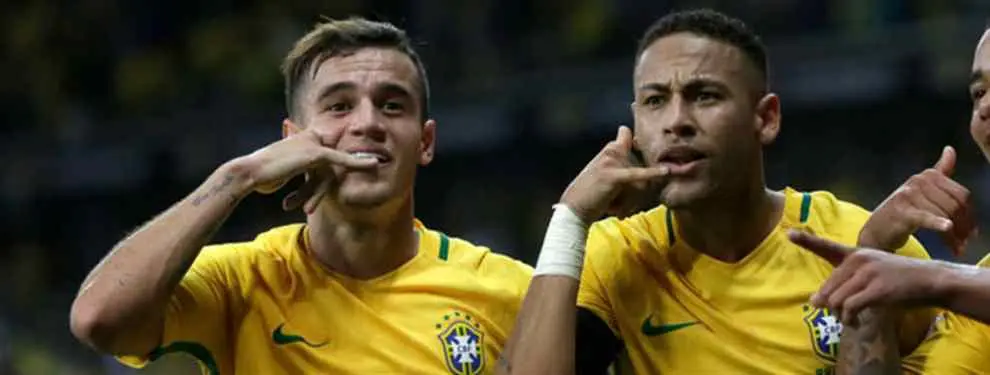 El mensaje de Neymar a Coutinho que termina de hundir al Barça