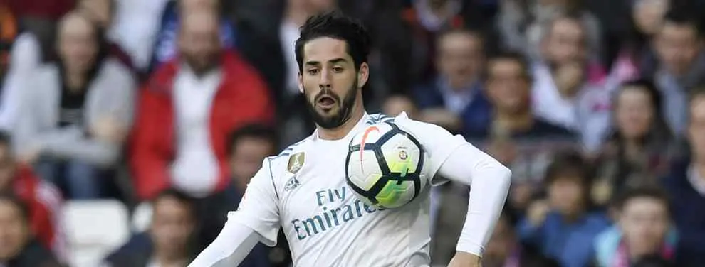 Isco amenaza con irse: la oferta que lo saca del Real Madrid (y lo que le pide a Zidane)