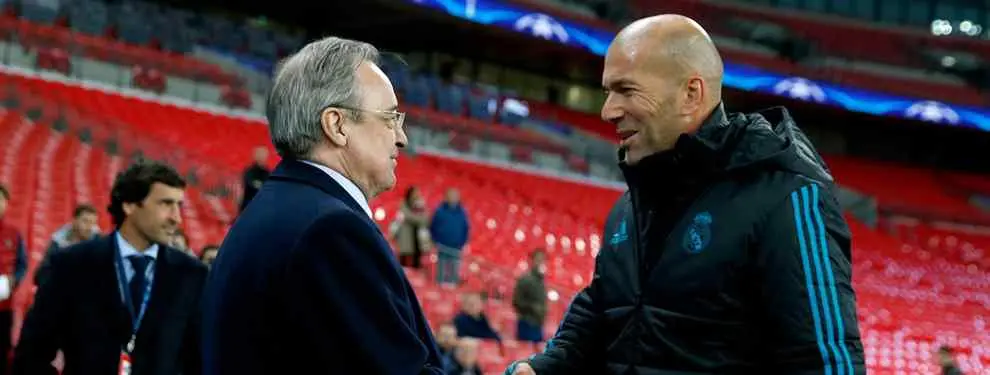 El cara a cara de Florentino Pérez con Zidane termina en bronca (y es por un fichaje)