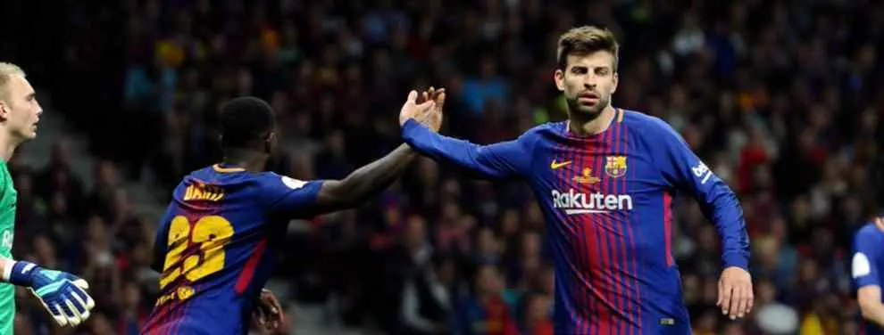 Piqué suelta un Top Secret sobre Dembélé que mete a Valverde en un lío muy feo
