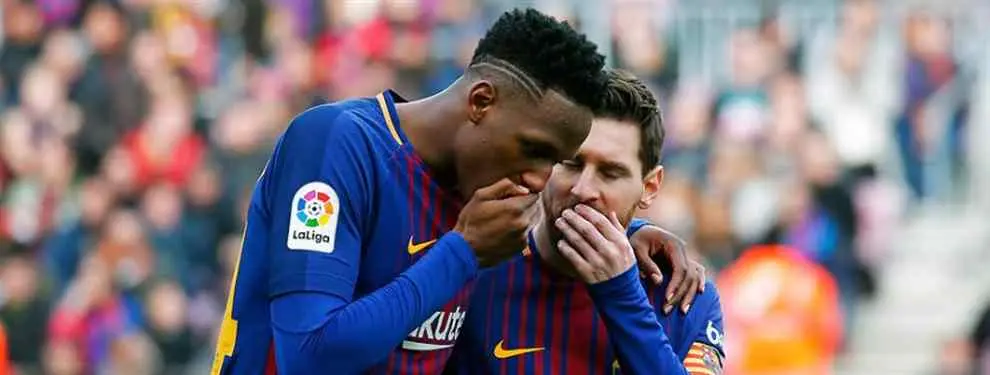 Yerry Mina resuelve su futuro en el Barça en una reunión relámpago
