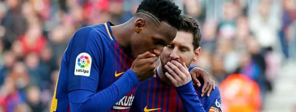 Yerry Mina tiene una nueva oferta para salir del Barça (y el cara a cara más sincero con Messi)
