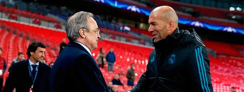 ¡Ya está hecho! Zidane y Florentino Pérez cierran el primer fichaje del Real Madrid 2018-2019