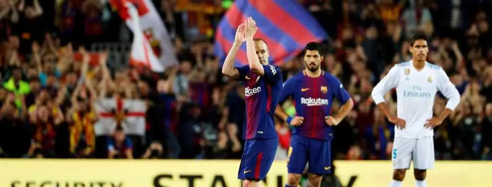 El show de Piqué al acabar el Clásico que no gustó a Iniesta (y molestó en el Barça)