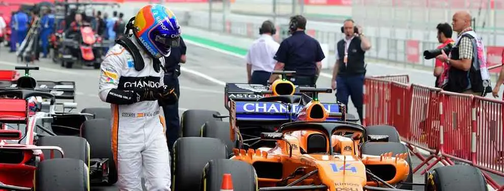 Fernando Alonso suelta una bomba al final del GP de España