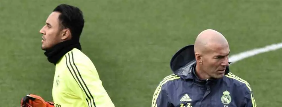 Zidane elige el nuevo portero del Real Madrid para la temporada 2018/19 (y Keylor Navas reacciona)
