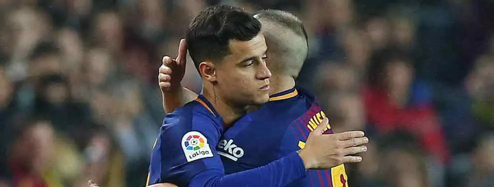 Chivatazo a Coutinho: el crack que llama al Barça para reemplazar a Iniesta