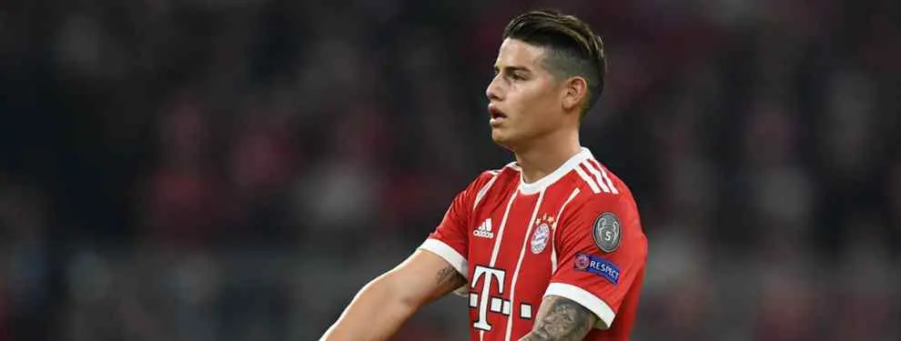 James Rodríguez filtra un fichaje del Bayern que torpedea un objetivo de Florentino Pérez