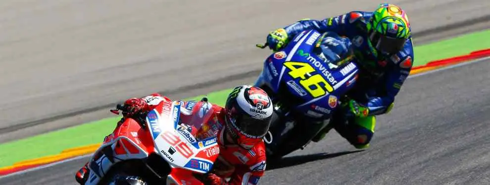 Valentino Rossi filtra en equipo correrá Jorge Lorenzo en 2019