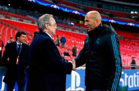 ¡Ya está hecho! Zidane y Florentino Pérez cierran el primer fichaje del Real Madrid 2018-2019