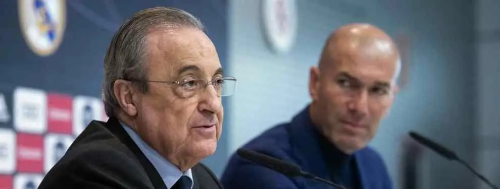 Florentino Pérez negocia un fichaje galáctico bestial para tapar la fuga de Zidane