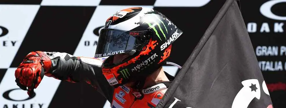 Jorge Lorenzo: lo que pasó al final del GP de Italia con Valentino Rossi, Marc Márquez (y Ducati)