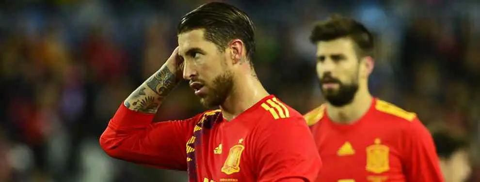 La primera bronca de Sergio Ramos en la Roja (y no es con Piqué): hay lío