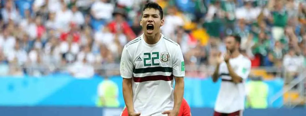La oferta de Florentino Pérez por Hirving Lozano que le cambia la cara al Barça