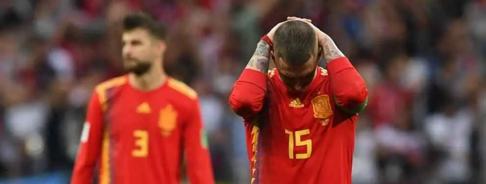 Lo que pasó entre Sergio Ramos y Gerard Piqué tras el fracaso de España en el Mundial