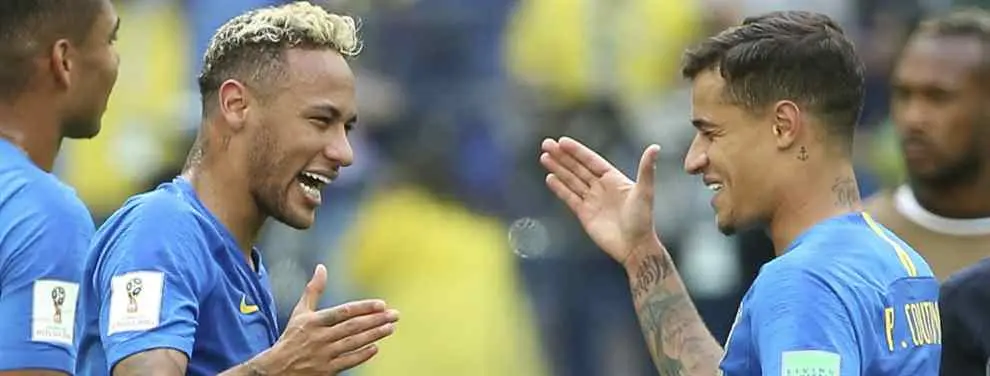 Chivatazo de Neymar a Coutinho: el crack del Barça que quiere llevarse el PSG