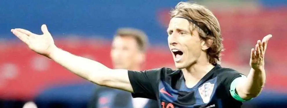 El plan B de Florentino Pérez para tapar la marcha de Luka Modric