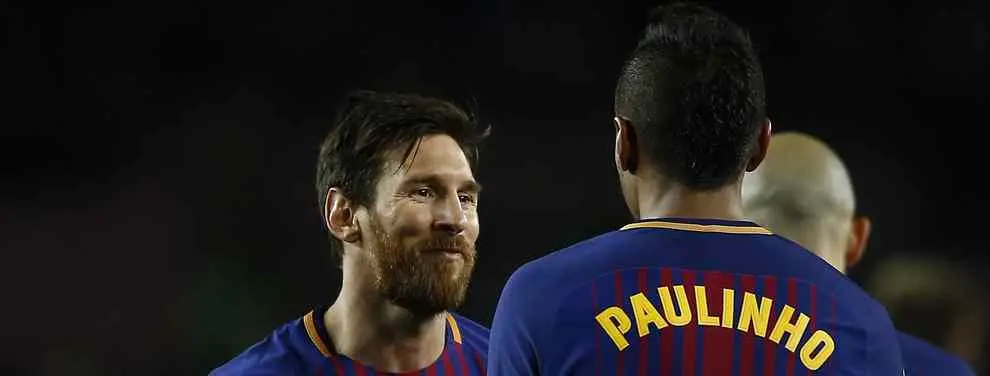 Messi le pone nombre al recambio de Paulinho en el Barça (y es un fichaje galáctico)
