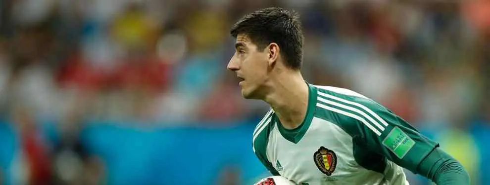 Courtois recibe una llamada sorpresa que pone el Real Madrid patas arriba