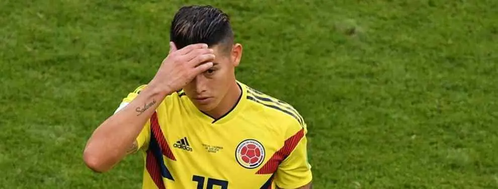 James Rodríguez pide una cabeza para volver al Real Madrid (y es un bombazo)